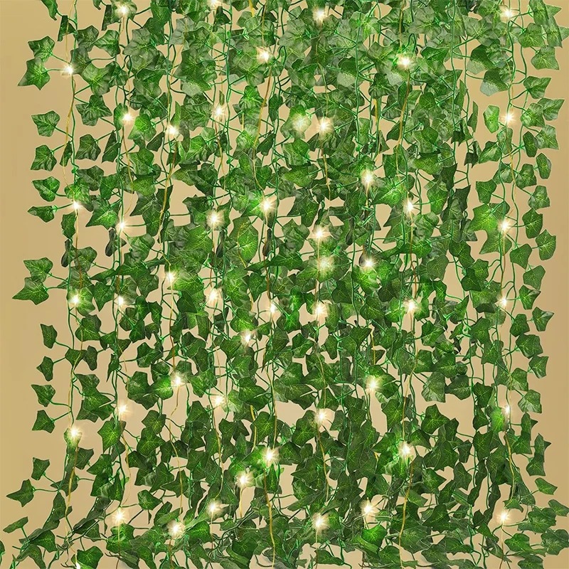 Wall Decor Lighting Tree - Guirxiété Lumineuse LED de Lierre Vert