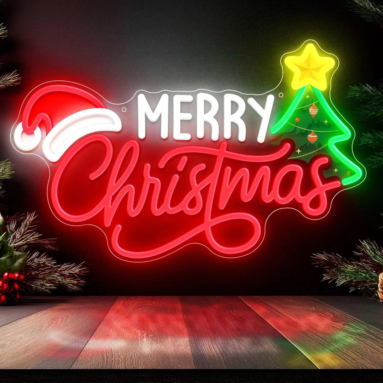 Wall Decor Lighting Tree - Enseigne murale néon LED Arbre de