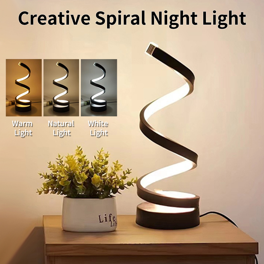 Colour Changing Bulb - USB Plug in Creative Spirale LED
