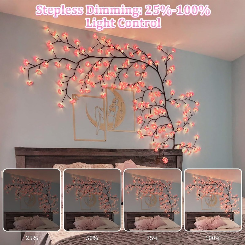 Wall Decor Lighting Tree - Guirlande LED de branches d'arbre en