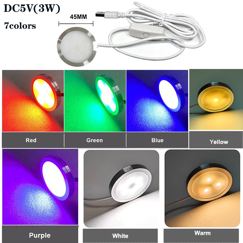 Colour Changing Bulb - Mini spot LED USB 5V ultra