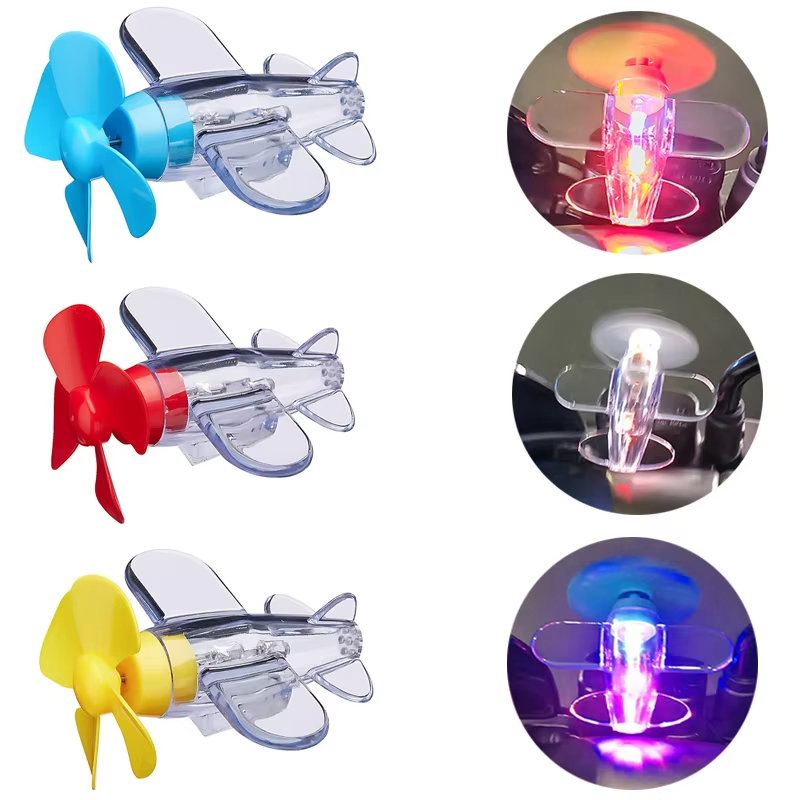 Lighting Decor Ideas - Ornement d'avion LED à vent pour