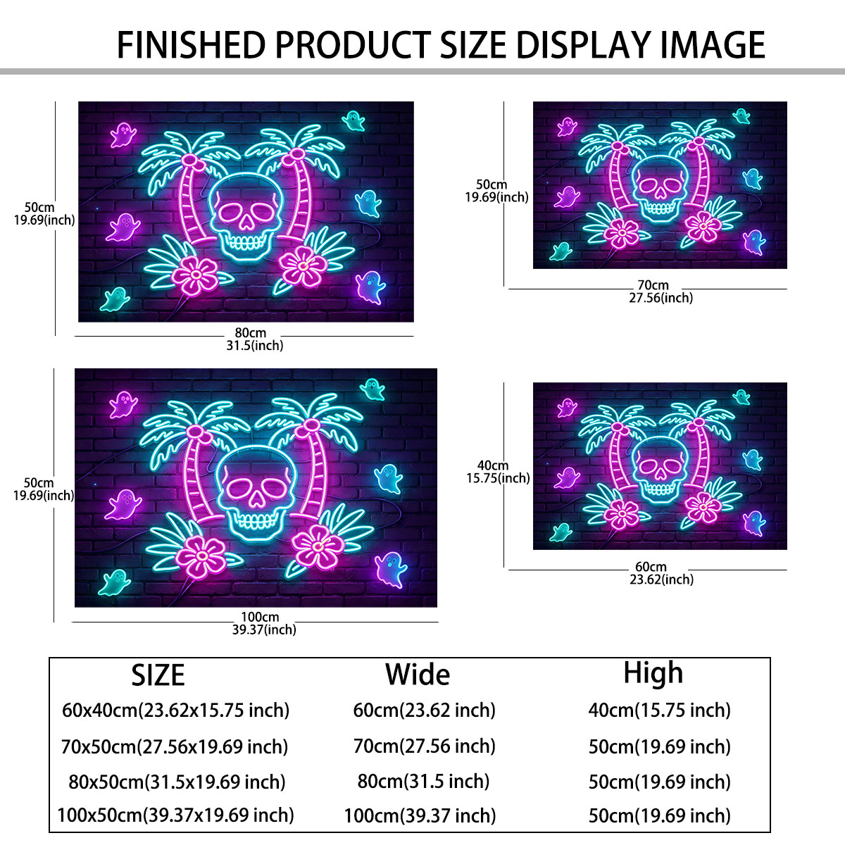 Autocollant mural néon palmier - Wall Decor Lighting Tree avis et prix
