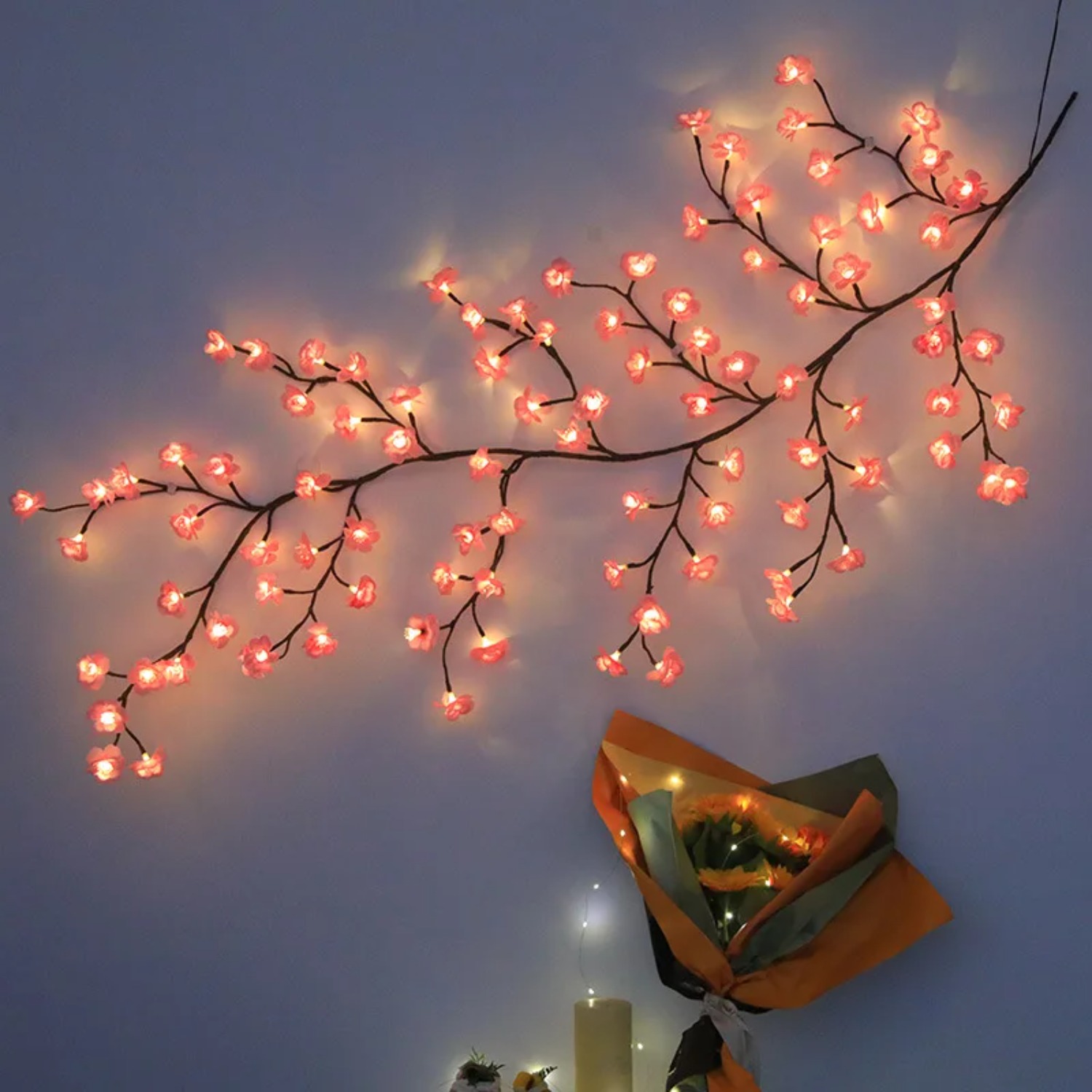 Guirlande lumineuse LED en for - Wall Decor Lighting Tree avis et prix
