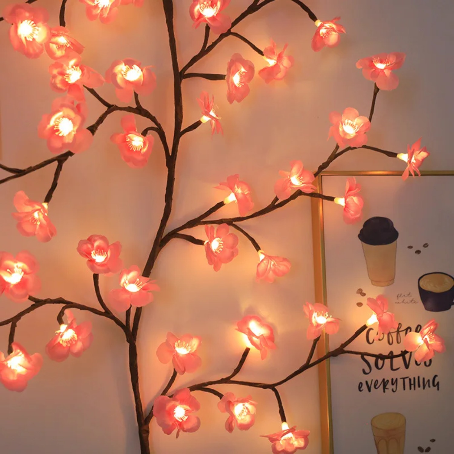 Guirlande lumineuse LED en for - Wall Decor Lighting Tree avis et prix