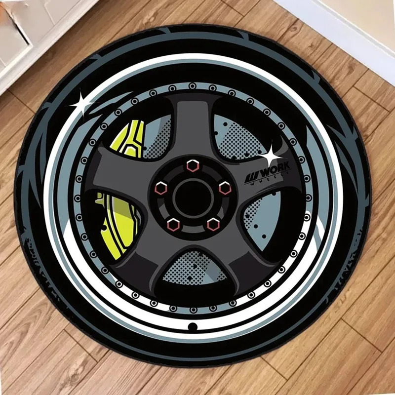 Tapis rond VIKAMA pour voiture - Lighting Mcqueen Bedroom Decor avis et prix