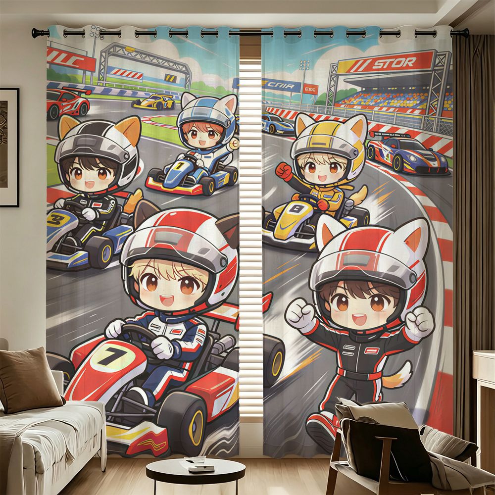 Rideaux à imprimé numérique mo - Decor Kart Lighting avis et prix