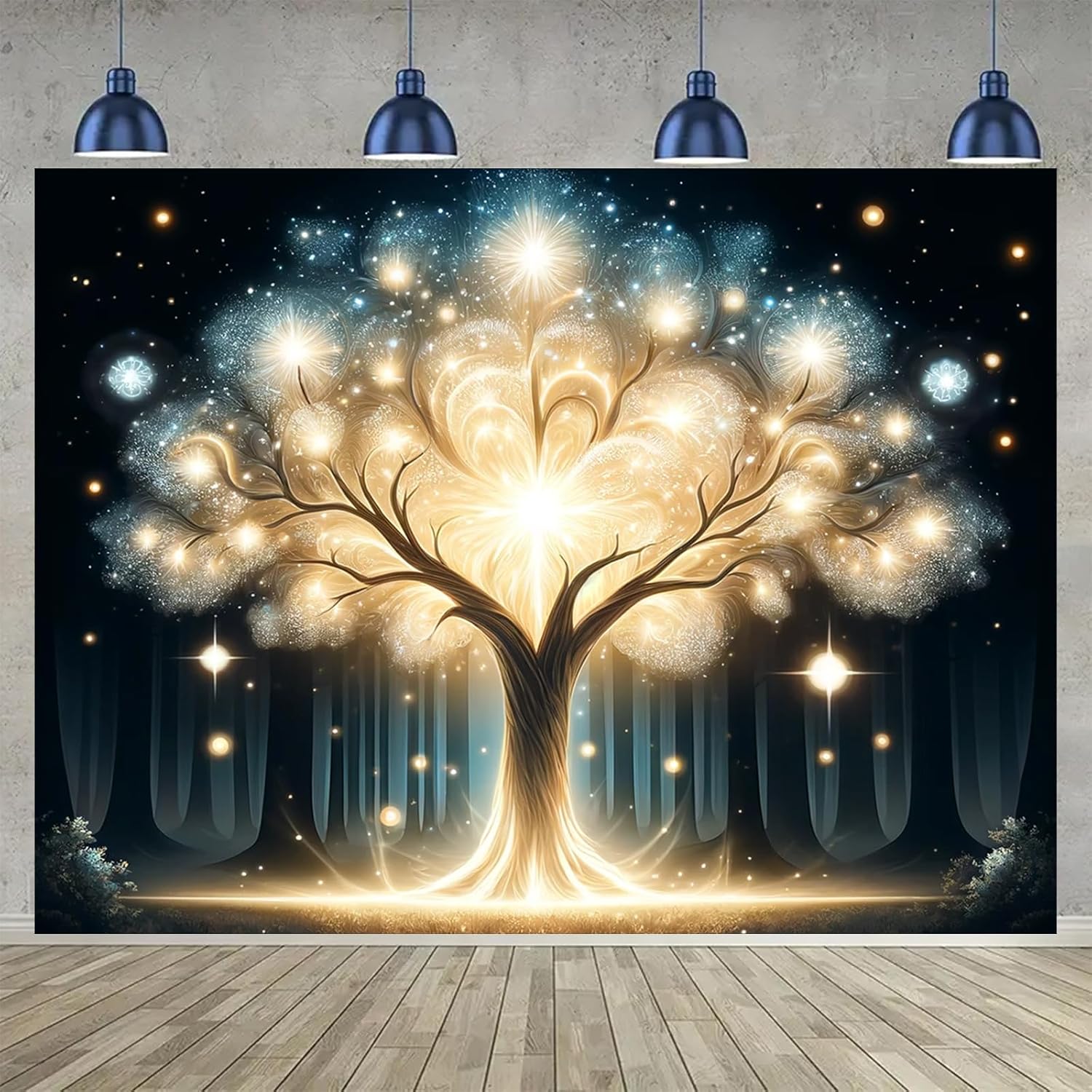 Arbre à esprit brillant UV lum - Wall Decor Lighting Tree avis et prix