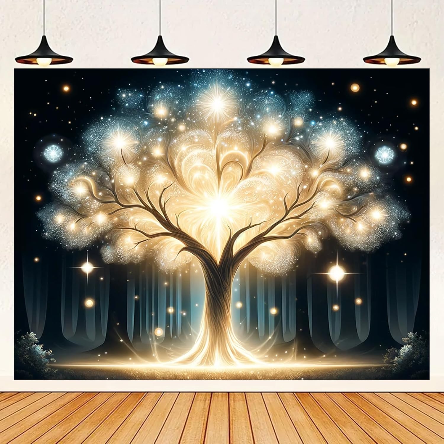 Arbre à esprit brillant UV lum - Wall Decor Lighting Tree avis et prix