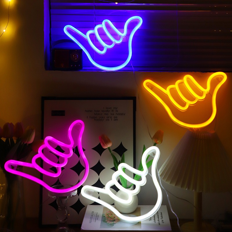LED enseigne au néon paix main - Ok Lighting Decor avis et prix