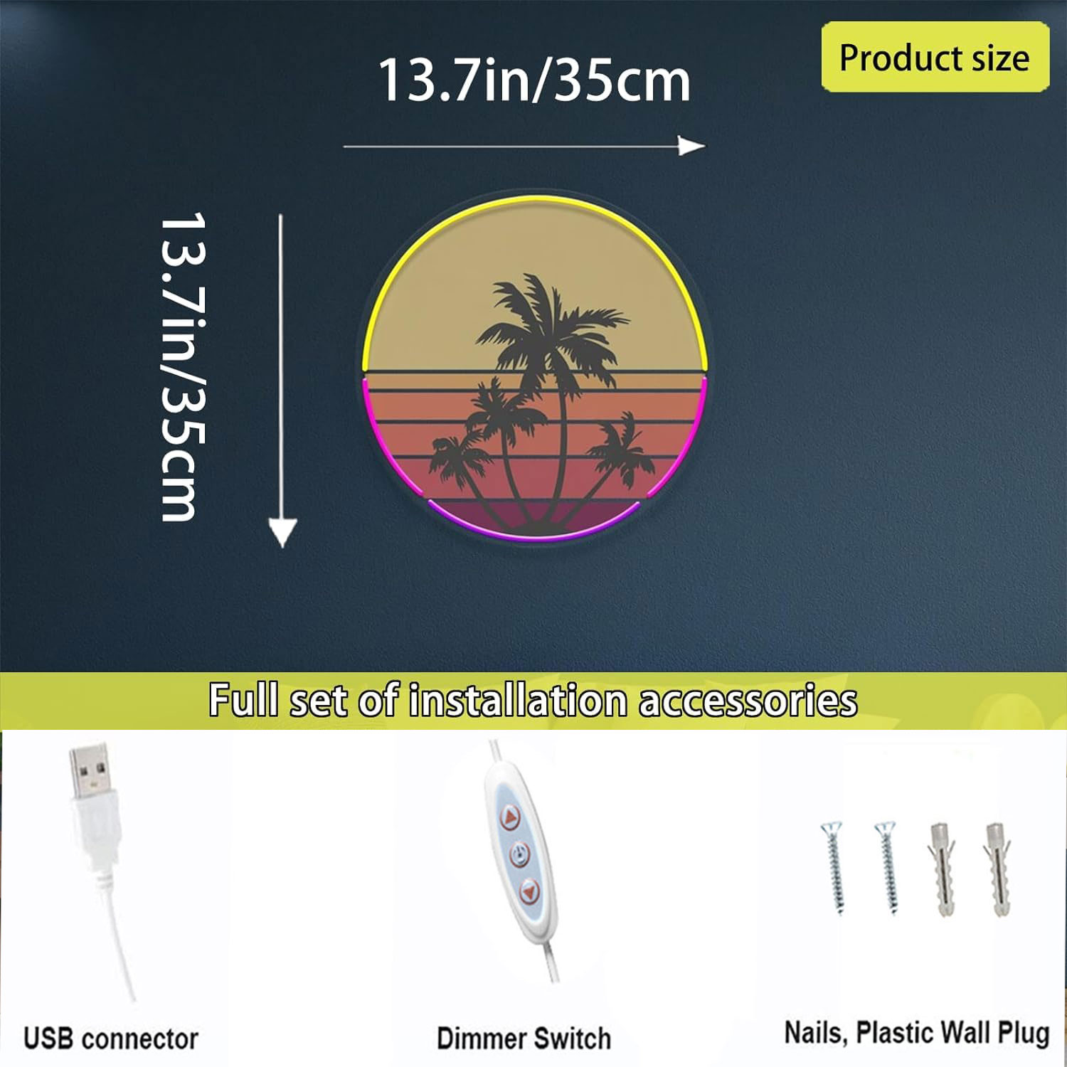 Lumière Néon pour Décoration M - Wall Decor Lighting Tree avis et prix