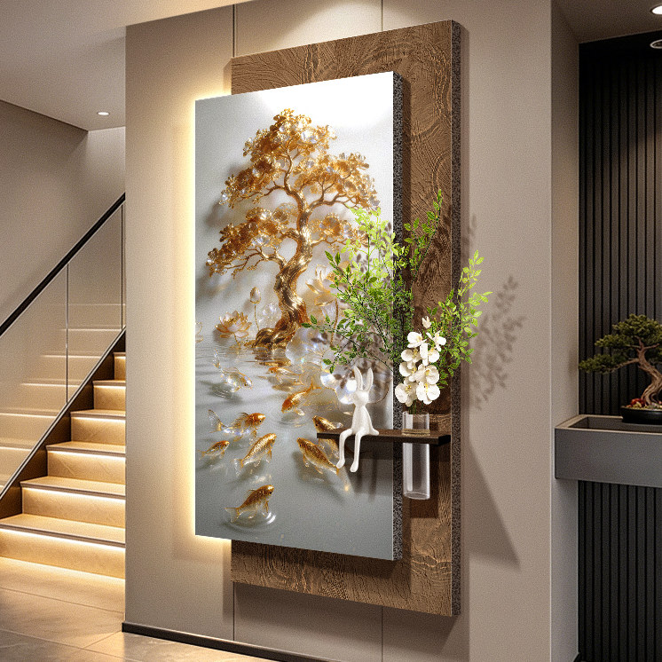Tableau décoratif d'entrée 'Ni - Wall Decor Lighting Tree avis et prix