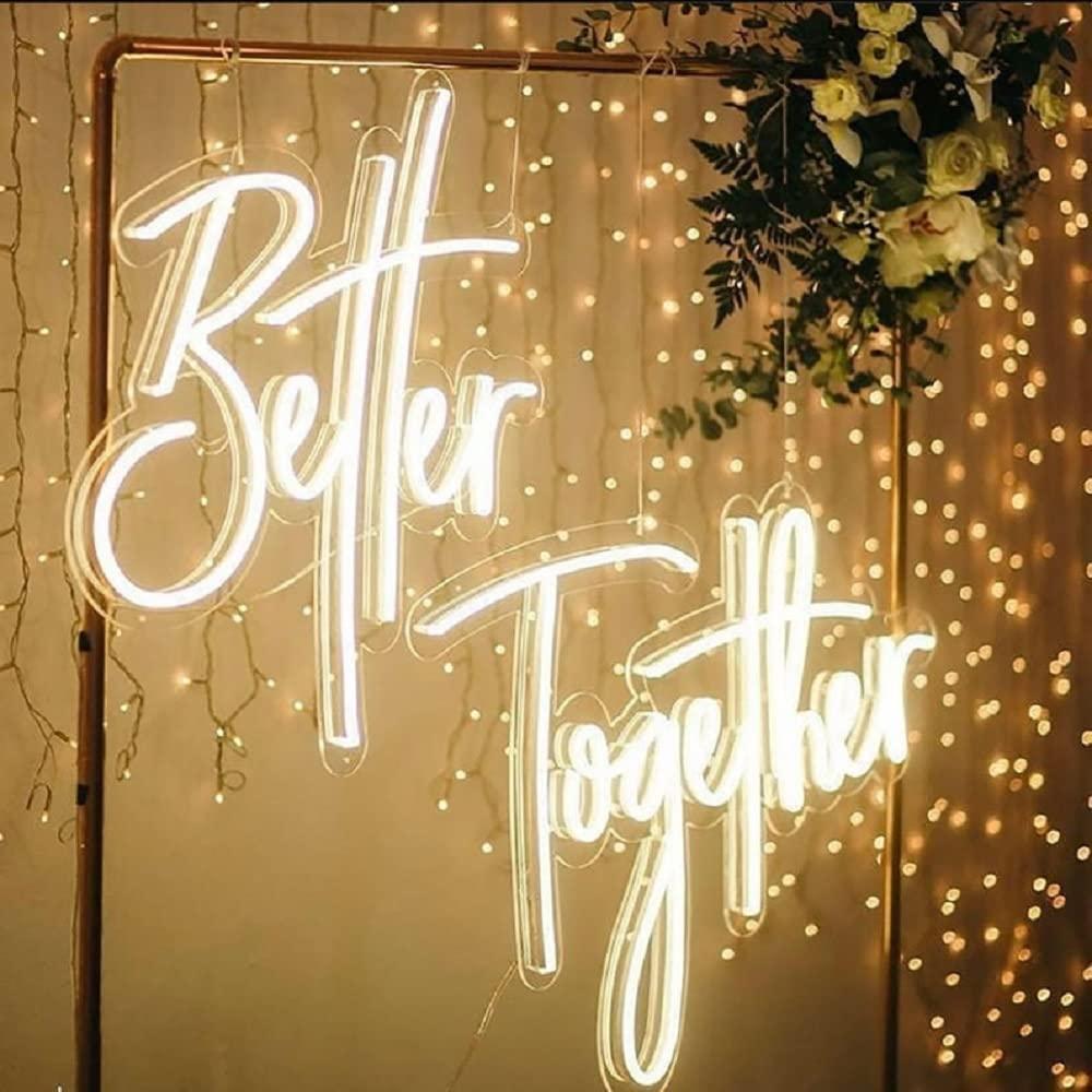 Enseigne néon « Better Togethe - Lighting Decor For Bedroom avis et prix