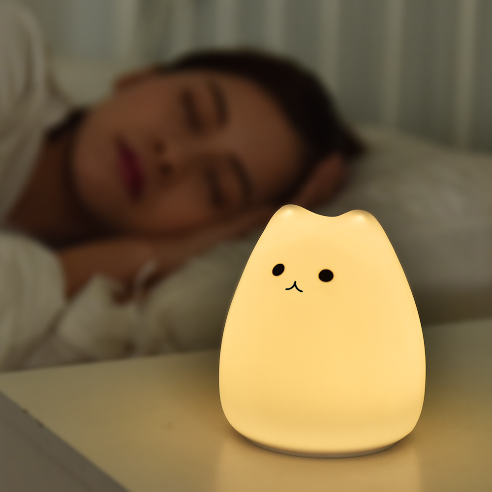 Veilleuse Chat Mignon pour Béb - Colour Changing Bulb avis et prix