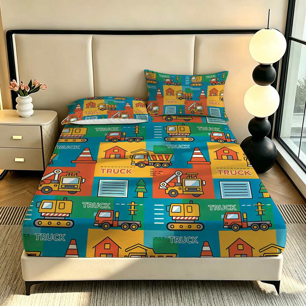Lot de 3 draps de lit imprimés - Lighting Mcqueen Bedroom Decor avis et prix