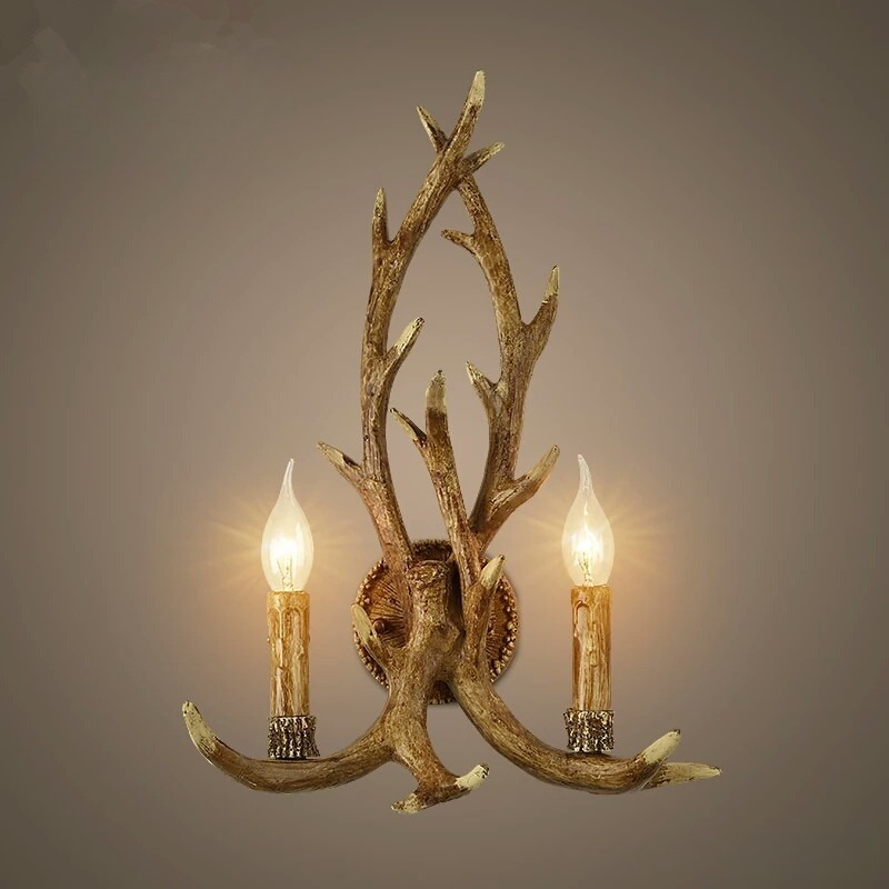 Sensation de bois résine décor - Wall Decor Lighting Tree avis et prix