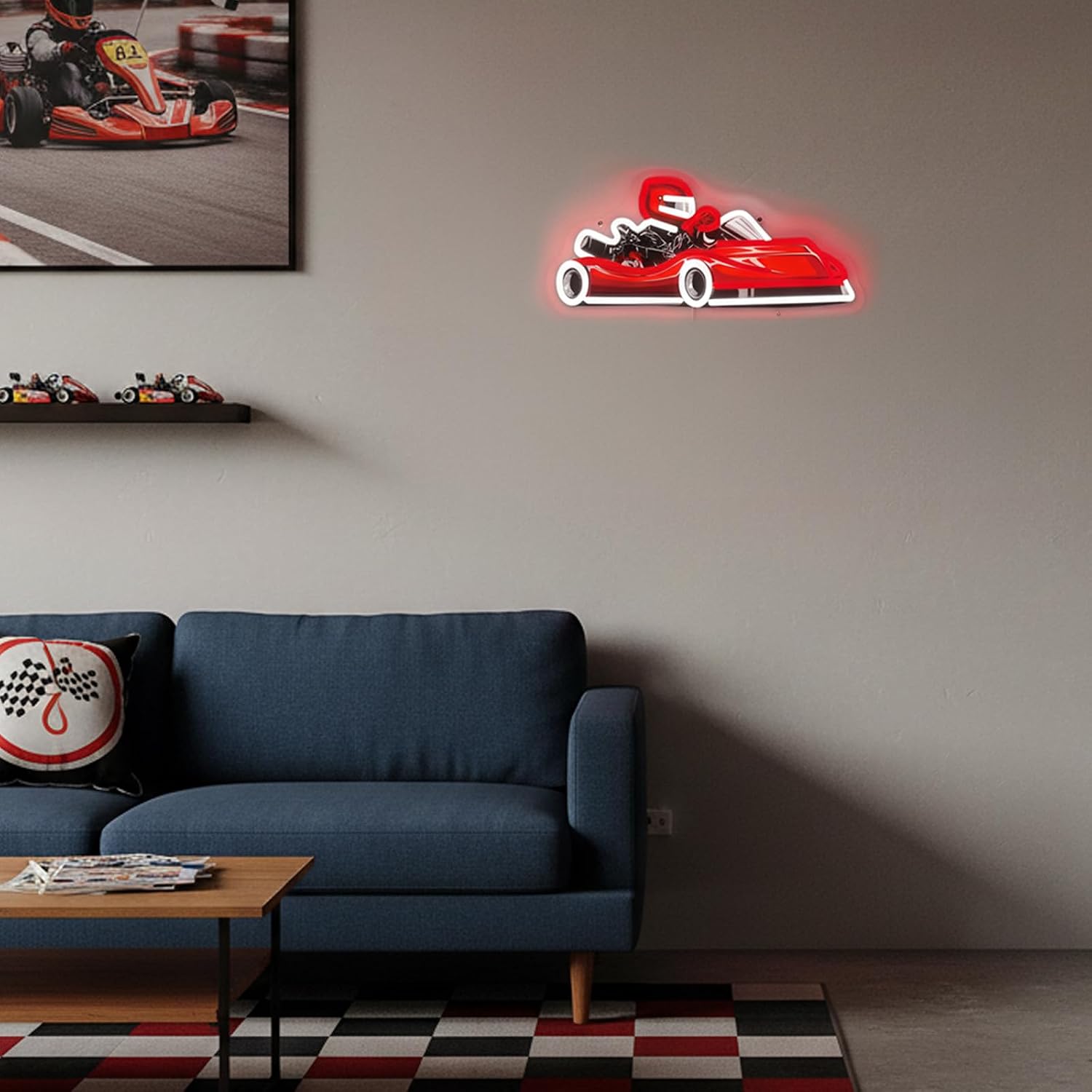 Panneau lumineux LED Go Kart R - Decor Kart Lighting avis et prix