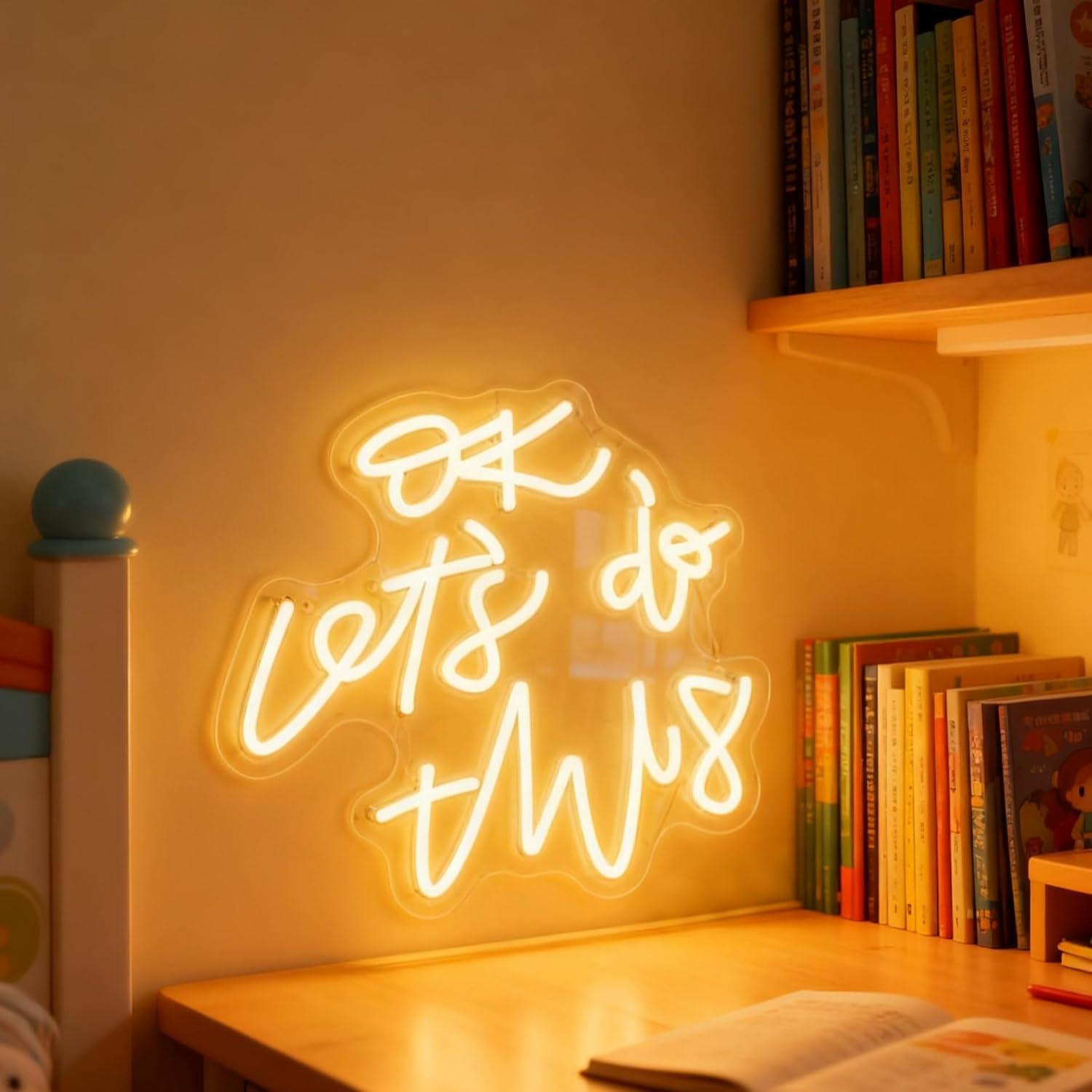 OK, faisons-le ! Enseigne lumi - Ok Lighting Decor avis et prix