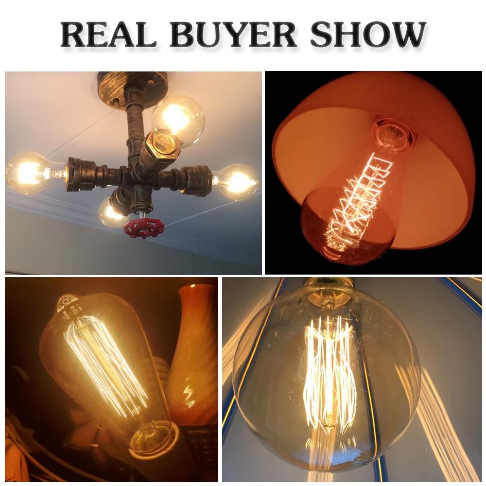 Ampoule Edison rétro E27 40W 2 - Lighting Decor Ideas avis et prix