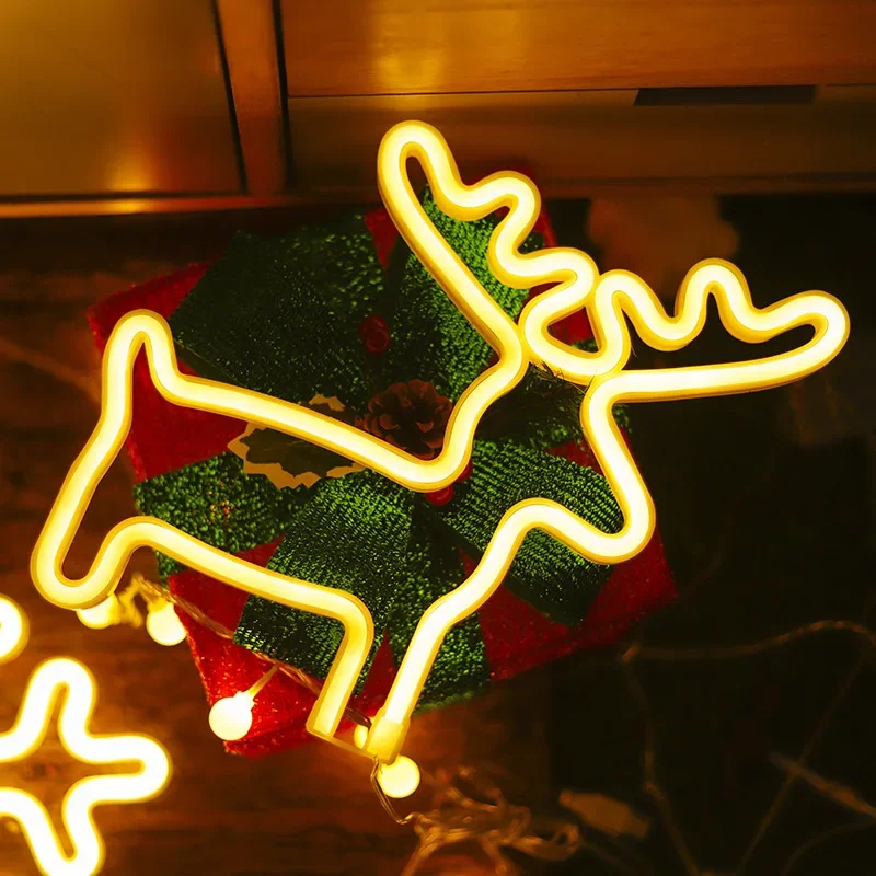 LED chaussettes de noël enseig - Wall Decor Lighting Tree avis et prix